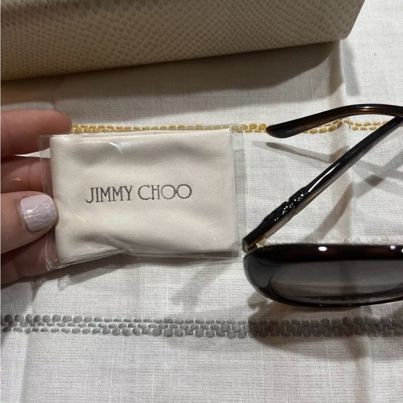 Jimmy Choo Amira Tortoise sunglasses NWOT - Picture 7 of 7